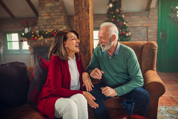 Obraz premium They love spending Christmas together
