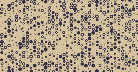Abstract Color Halftone Dots generative art background illustration