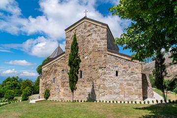 Mediaeval orthodox church Zedazeni near Mtskheta, Travel to Georgia