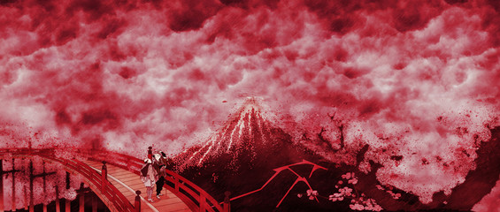 山下白雨＆見物客　赤い嵐ロングバージョン	