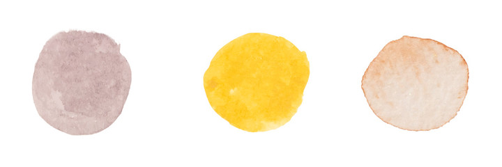 Abstract modern watercolor brush. Black, orange, red, gold, yellow watercolor Illustration isolated on white background. Wedding card. Minimal business card, poster, logo.