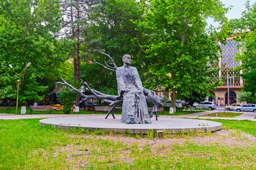 The monument to Komitas in Yerevan, Armenia