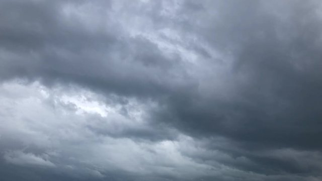 Heavy rain clouds timelapse