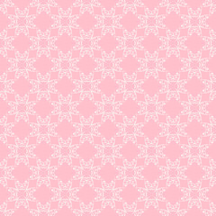 Beautiful pink background pattern. Wallpaper texture. Floral pattern for your design. Vector background image