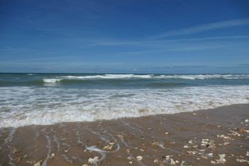 plage océan marée basse