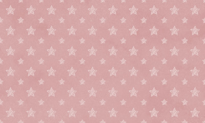 pink pastel background with repeating pink diamonds stars. Cute festive background.