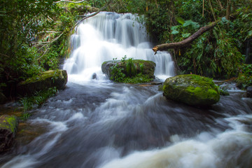 Mundang waterfall at Phu hin Rongkla National park in Thailand