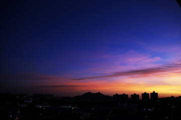 Entardecer em São Paulo/SP