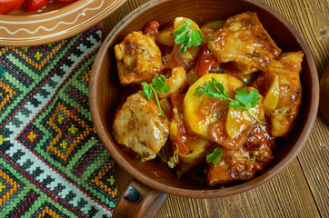 Bulgarian Svinsk or Kavarma Piloshka