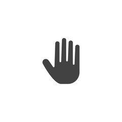 hand, palm icon vector illustration