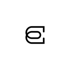 letter e vector logo