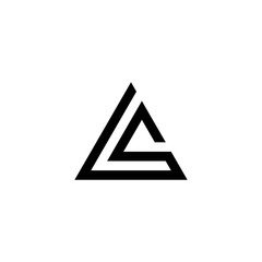 creative abstract initial AS letter logo design vector 