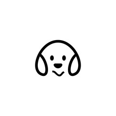 Modern Vector Dog Logo Design with Paw and Silhouette for Pet and Veterinary Business