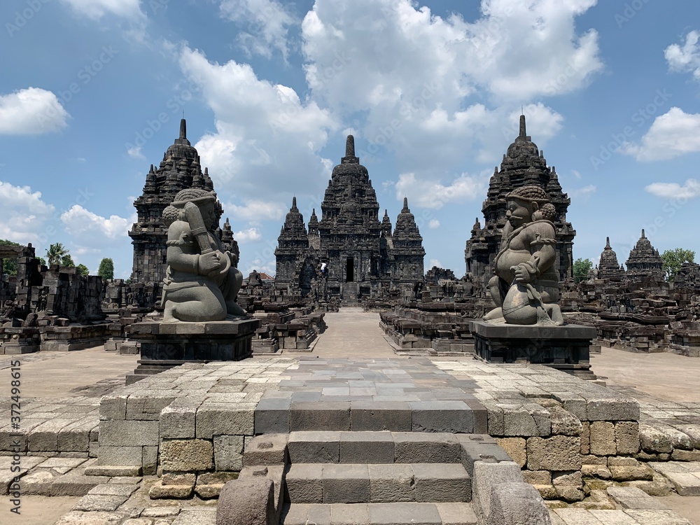 Sticker Temples de Prambanan, Indonésie	