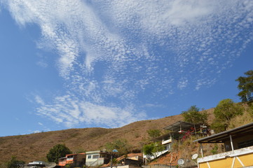 Fototapeta premium village in the mountains