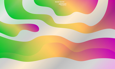 cool trendy abstract background For your cover design, background, wallpaper, web design, landing page, illustration, brochure, banner with Colorful fluid liquid concept.