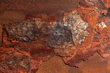 Grunge rusty metal texture, rust and oxidized metal background. Old metal panel. Large Rust background - perfect for text or creative images and designs