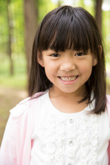 笑顔の女の子