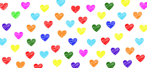 Love banner with heart symbol. Love heart month or happy singles day background. Happy valentines day on february 14 ( valentine, valentine’s day ) or romantic, wedding signs Fun vector romance quote