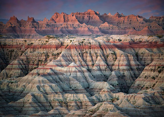 Rock Formations in the South Dakota Badlands