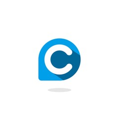 graphic letter c logo