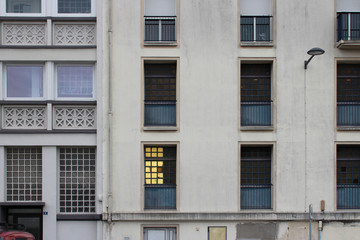 Fototapeta na wymiar flats buildings in brest (brittany - france)