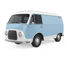 Old Van Isolated