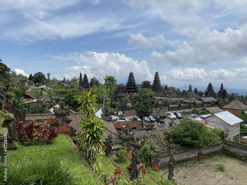 Poster Temple de Besakih à Bali, Indonésie