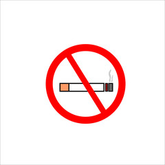 no smoking icon illustration