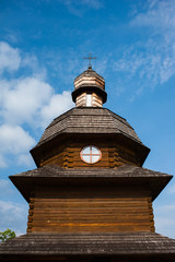 Old wooden Christian church