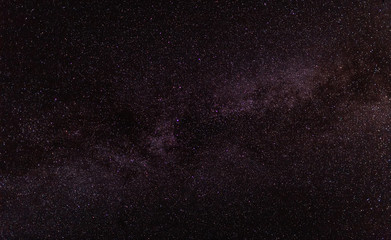 Night starry sky horizontal background.
