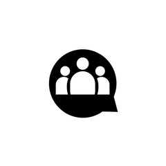 Obraz premium Social media, Flat style vector illustration, Emblem design on white background