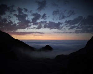 MOUNTAINS SUNSET OF PICOS DE EUROPA // NORTH SPAIN // SUNSET CANTABRIA