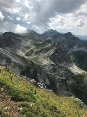 high mountain landscape