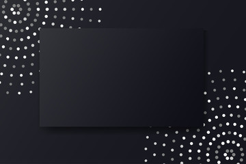 Modern black luxury abstract background Vector