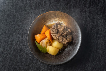 肉じゃが　Japanese style stewed meat and potatoes