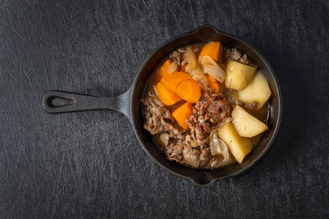 肉じゃが　Japanese style stewed meat and potatoes