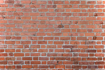 Background from a photo of a red brick wall