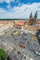 Obraz premium Old Town Square in Prague, Czech Republic.