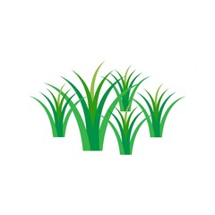 Grass logo vector