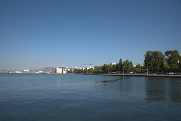 Naklejka premium Volos city, Greece, landscape of the beautiful and historical city.