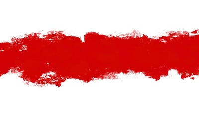 White-red-white background flag. Historical national symbol of Belarusians. White background red stripe. Abstract background.