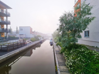 urban landscape with a bridge