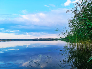lake and sky