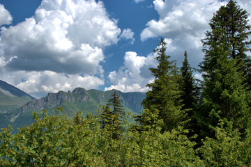 Berglandschaft in Vals in der Schweiz 31.7.2020