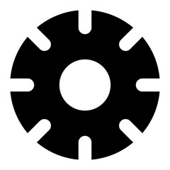 Steel gear icon