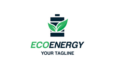 Eco energy logo design vector EPS 10