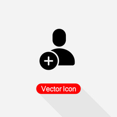 Add User Icon Vector Illustration Eps10