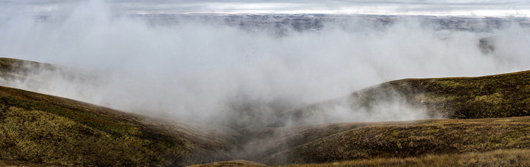 Clouds Moving over the Hill Country in the Palouse, WA