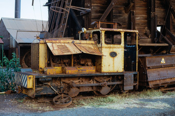 Plakat Old Mining Equipment, Kalgoorlie, Australia